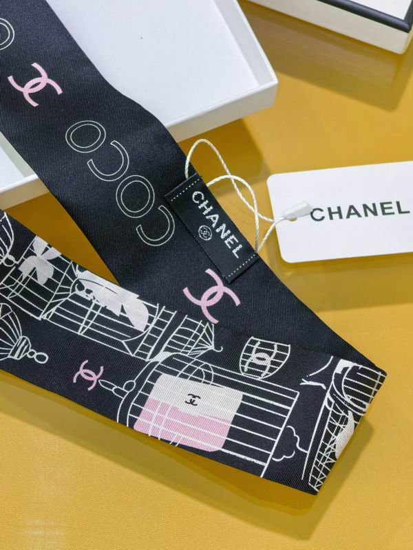 Chanel silk ribbon 6X120cm E02 (9)
