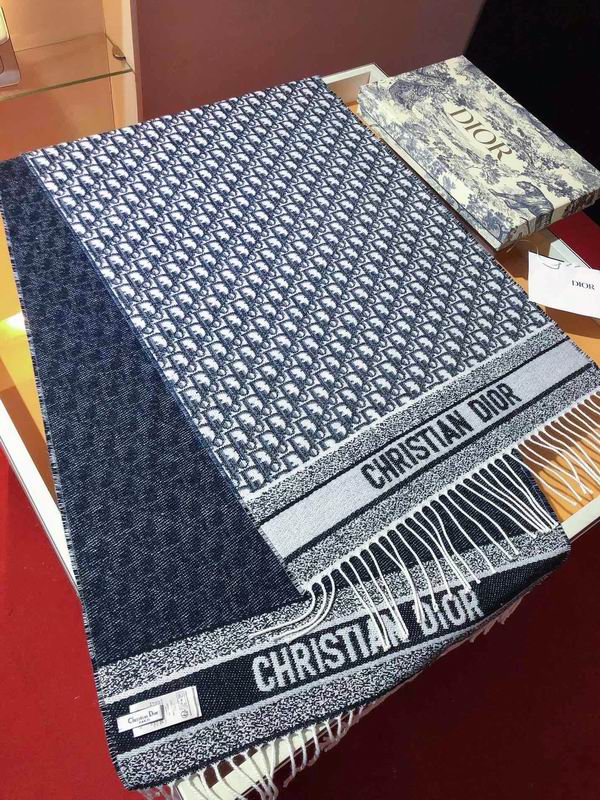 Dior scarf 48X200cm 59%羊绒41%羊毛 E091130 (2)