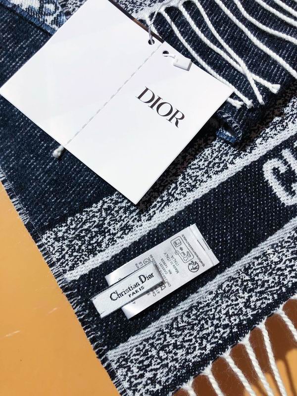 Dior scarf 48X200cm 59%羊绒41%羊毛 E091130 (4)