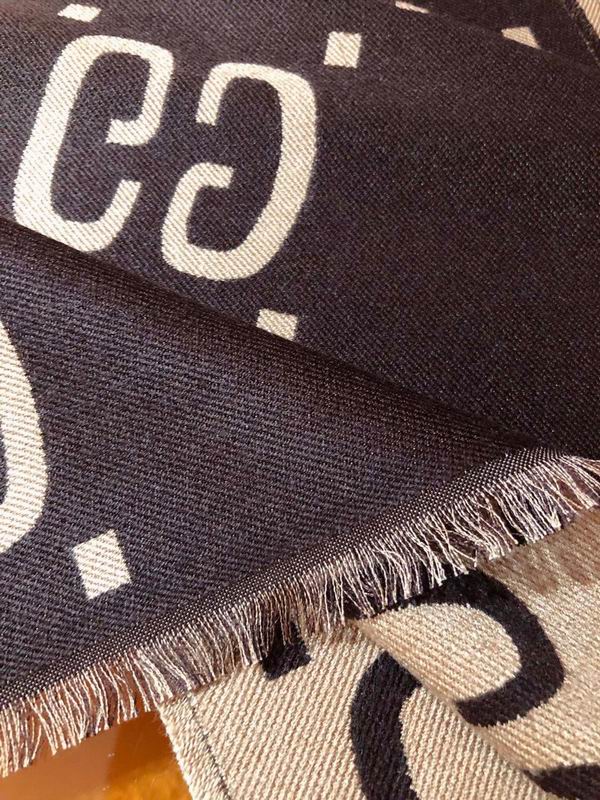 Gucci Scarf 35X180cm 91%羊毛9%真丝 E28 (4)