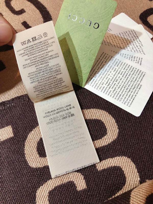 Gucci Scarf 35X180cm 91%羊毛9%真丝 E28 (5)