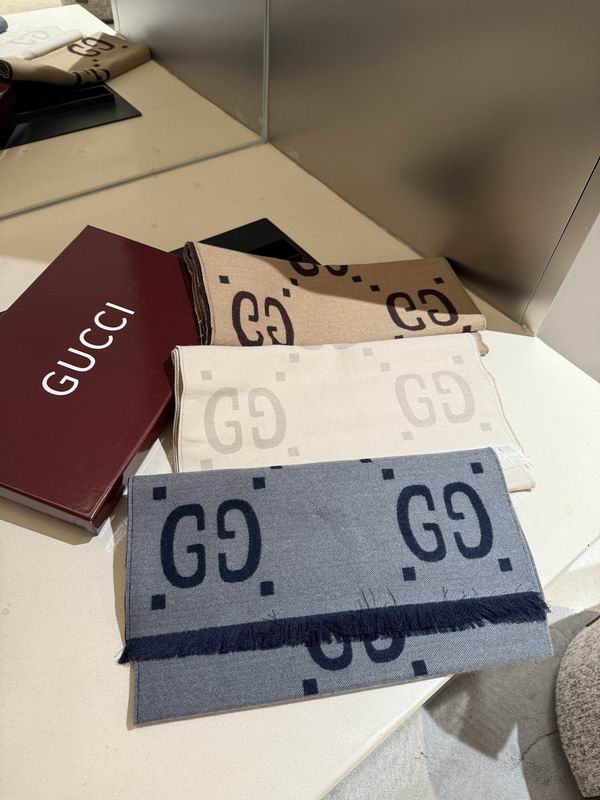 Gucci Scarf 45X170cm 100%羊绒 E15 (10)
