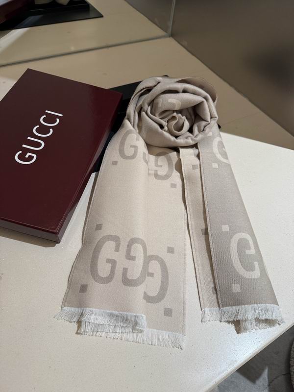 Gucci Scarf 45X170cm 100%羊绒 E15 (12)