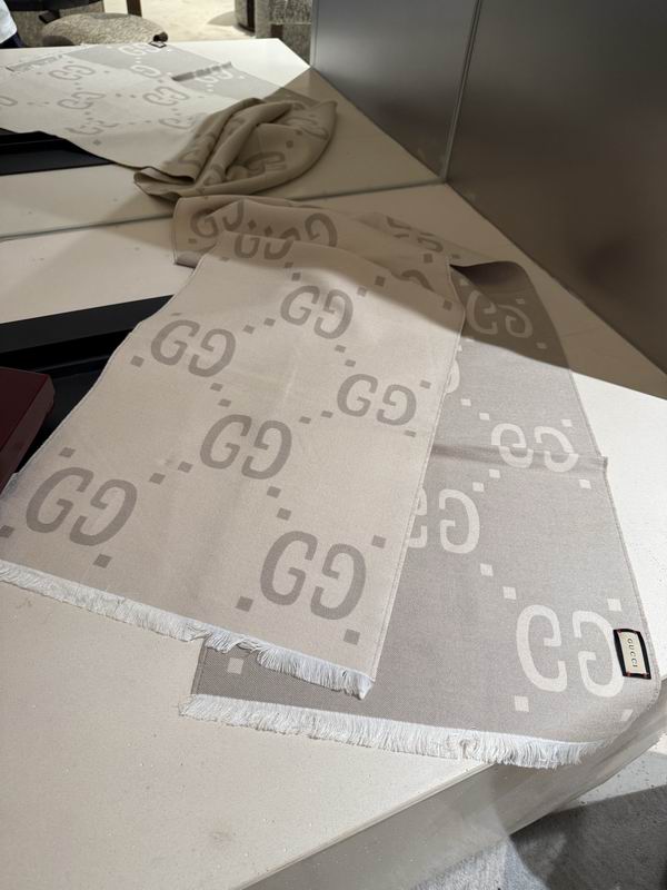 Gucci Scarf 45X170cm 100%羊绒 E15 (13)