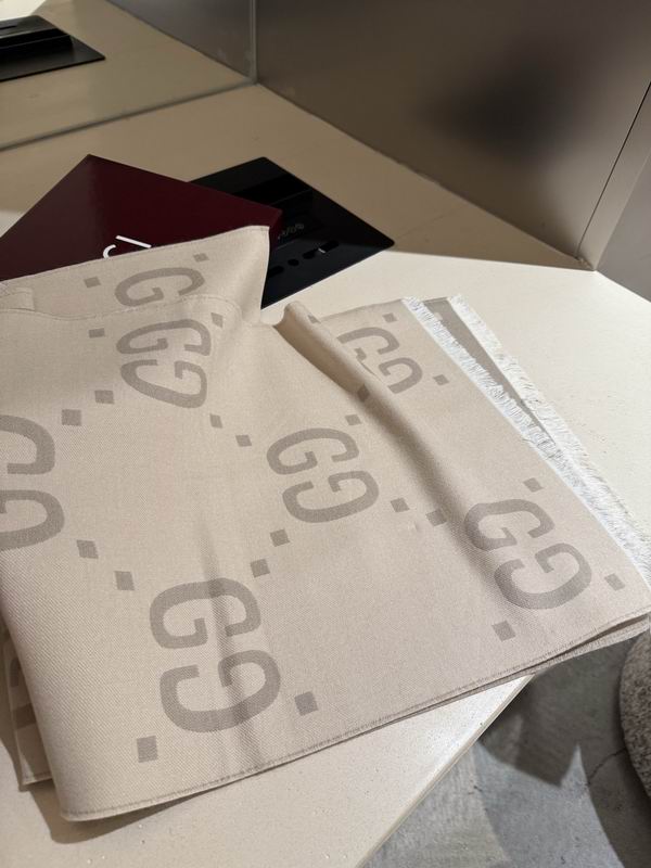 Gucci Scarf 45X170cm 100%羊绒 E15 (14)