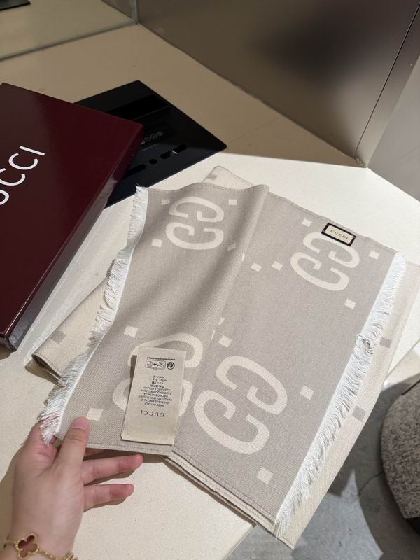Gucci Scarf 45X170cm 100%羊绒 E15 (15)