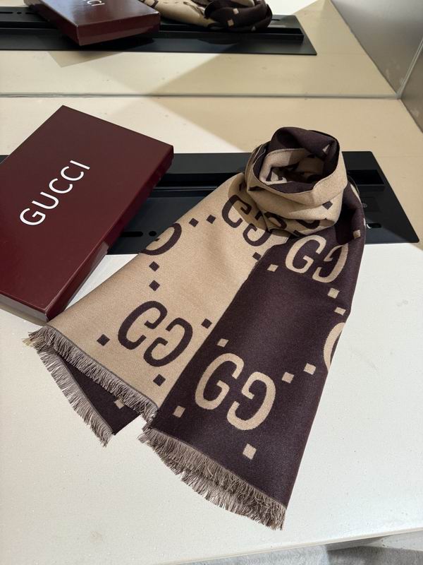 Gucci Scarf 45X170cm 100%羊绒 E15 (2)