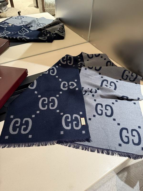 Gucci Scarf 45X170cm 100%羊绒 E15 (22)