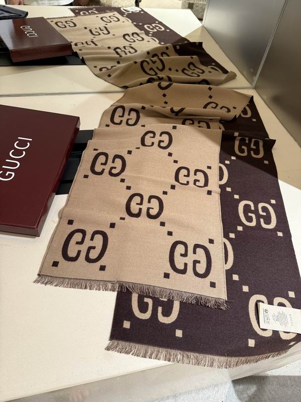 Gucci Scarf 45X170cm 100%羊绒 E15 (3)