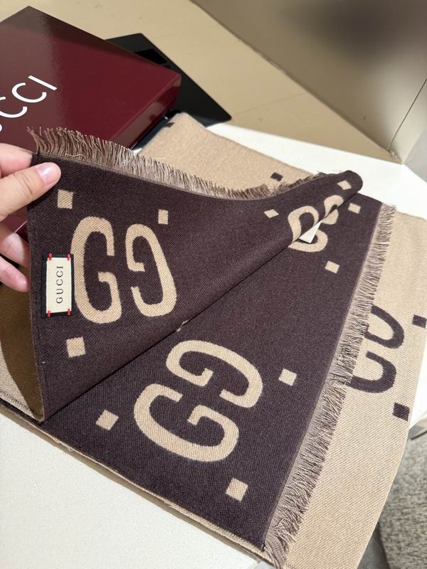 Gucci Scarf 45X170cm 100%羊绒 E15 (4)