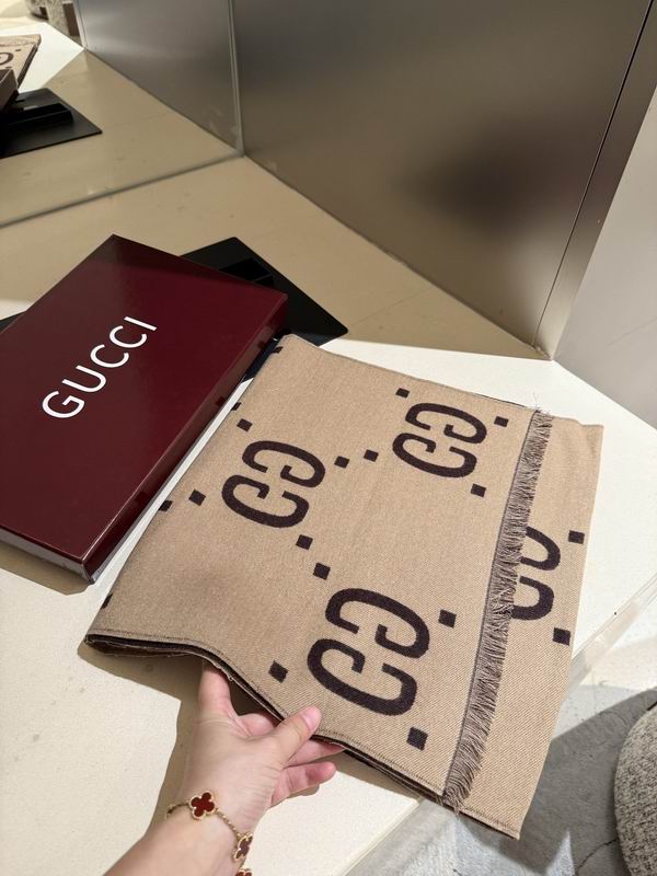 Gucci Scarf 45X170cm 100%羊绒 E15 (5)