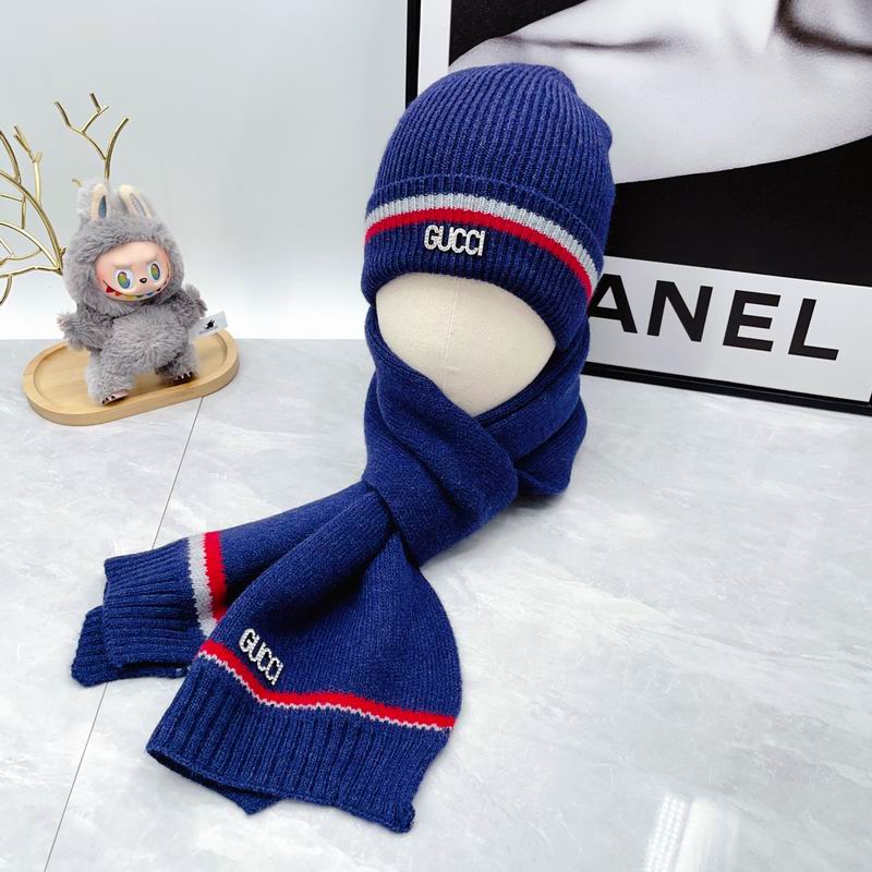 Gucci Scarf Hat Gloves dx (358)