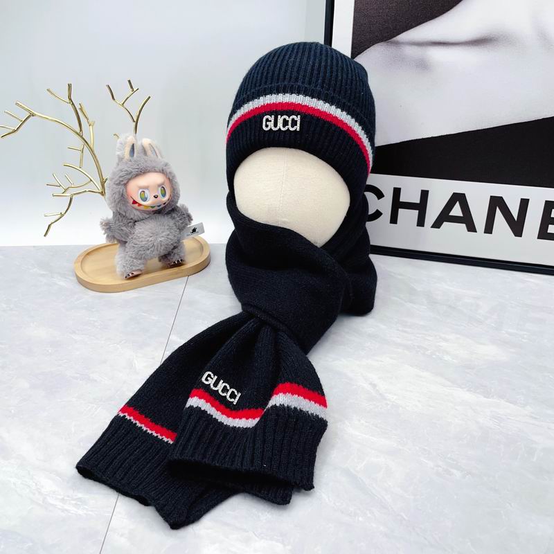 Gucci Scarf Hat Gloves dx (367)