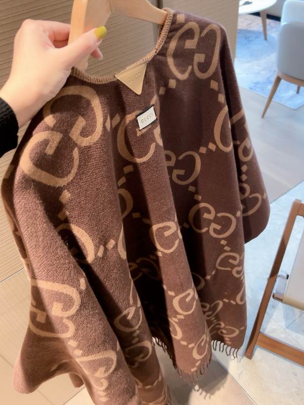 Gucci cloak 145X185cm 100%羊毛 E04 (7)