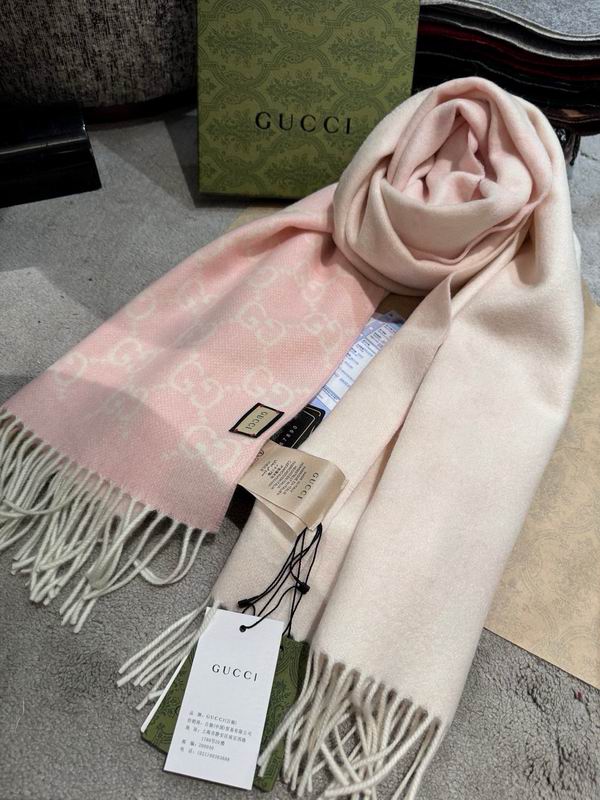 Gucci scarf 47X200cm 100%羊绒 E20 (12)