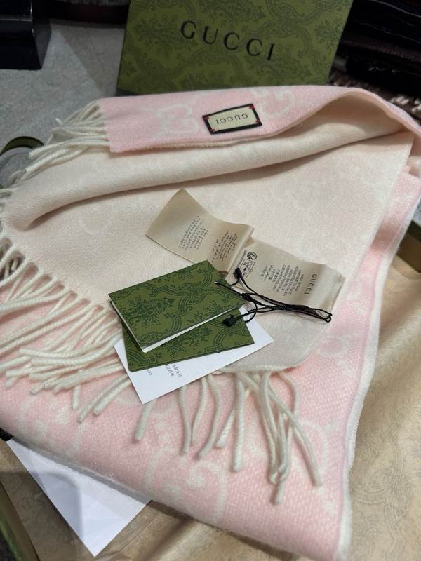 Gucci scarf 47X200cm 100%羊绒 E20 (14)