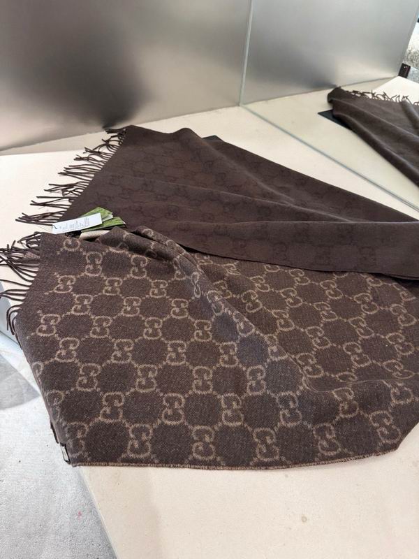 Gucci scarf 47X200cm 100%羊绒 E20 (2)