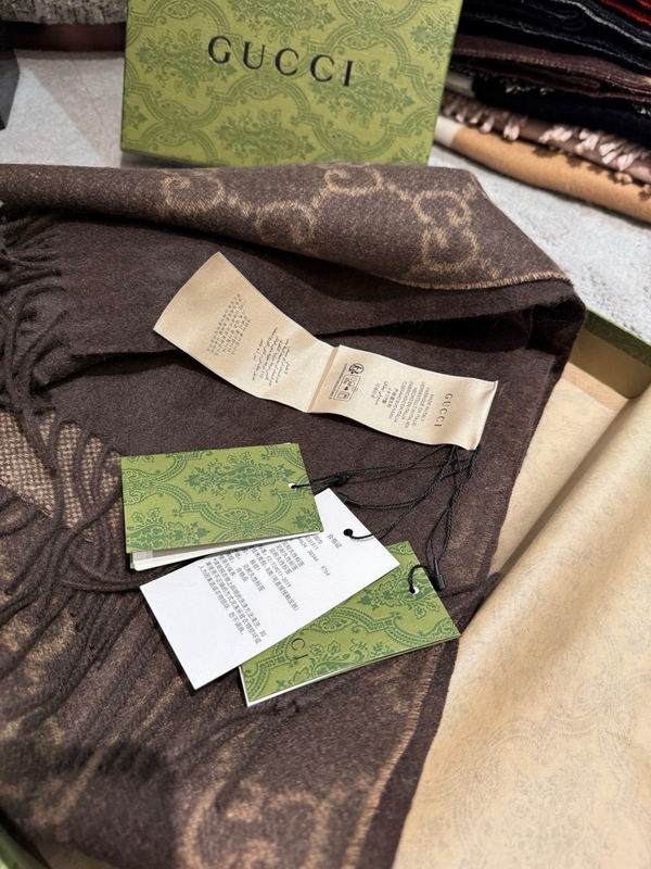 Gucci scarf 47X200cm 100%羊绒 E20 (4)