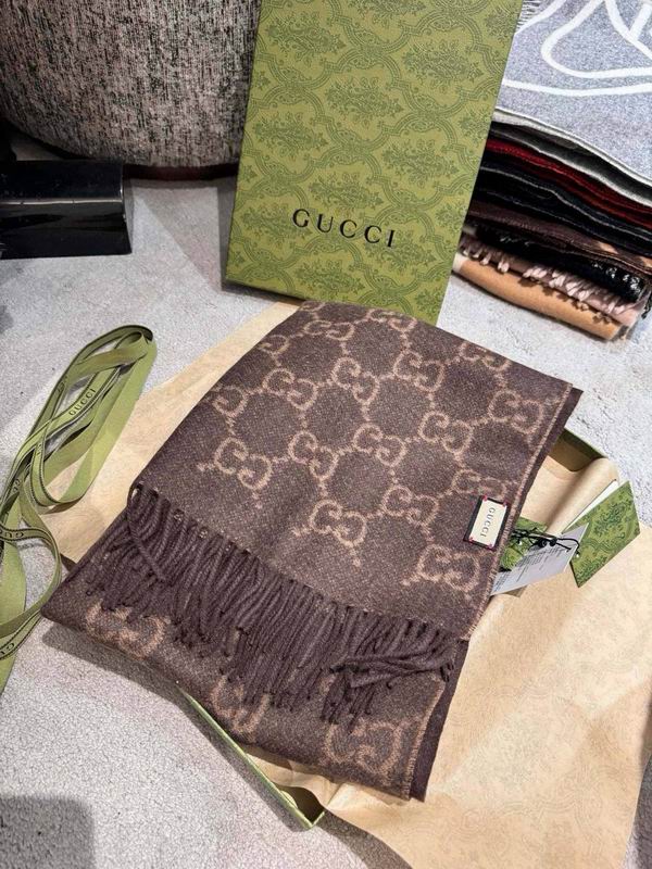 Gucci scarf 47X200cm 100%羊绒 E20 (5)