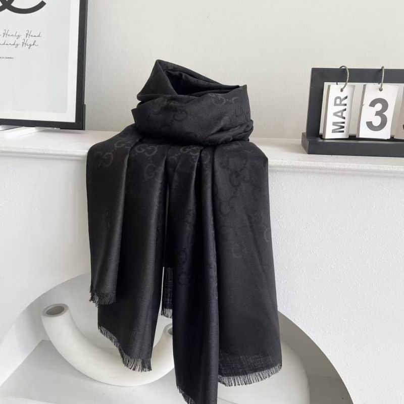 Gucci scarf 70X180cm 100%羊绒 E05 (2)
