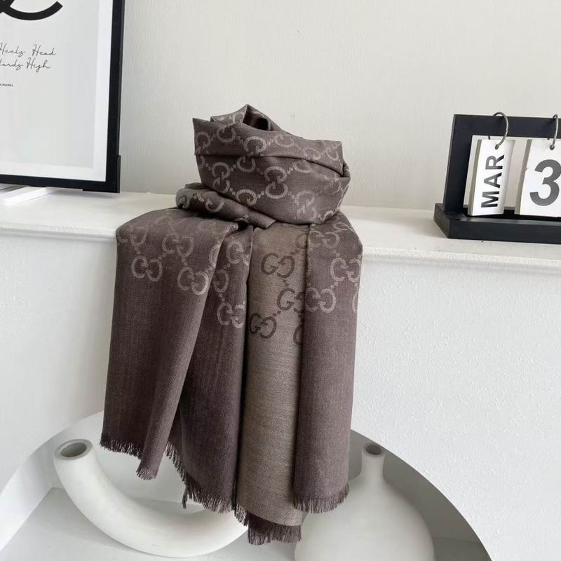 Gucci scarf 70X180cm 100%羊绒 E05 (20)