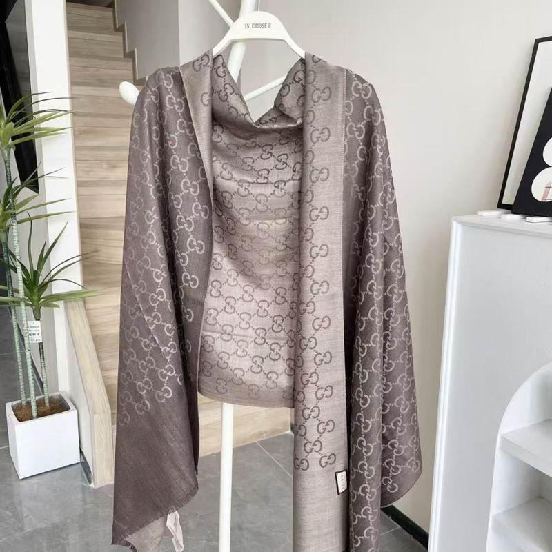 Gucci scarf 70X180cm 100%羊绒 E05 (21)