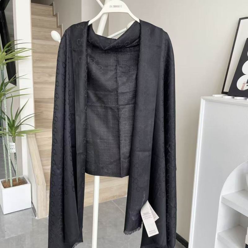 Gucci scarf 70X180cm 100%羊绒 E05 (3)