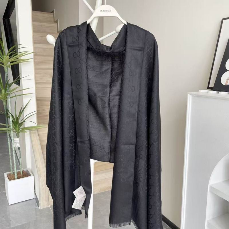 Gucci scarf 70X180cm 100%羊绒 E05 (4)