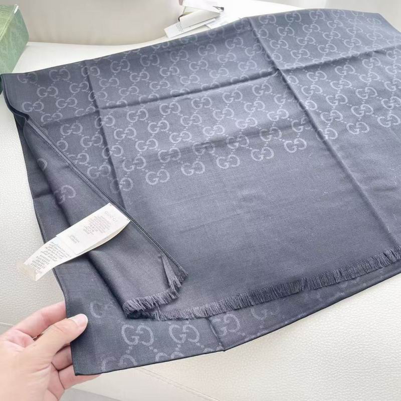 Gucci scarf 70X180cm 100%羊绒 E05 (5)