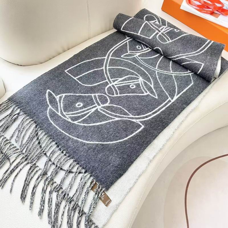 Hermes Scarf 46X200cm E16 (12)