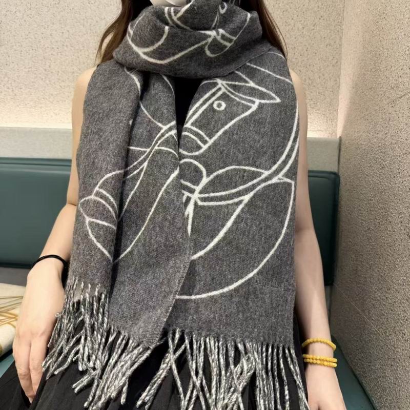 Hermes Scarf 46X200cm E16 (17)