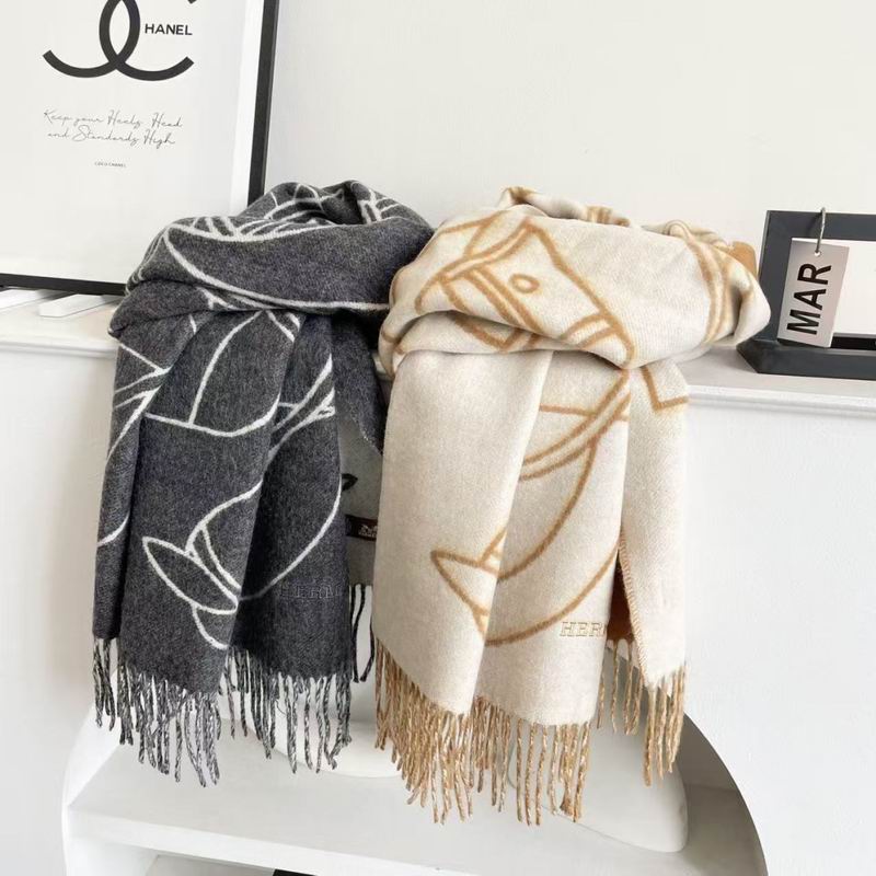 Hermes Scarf 46X200cm E16 (7)