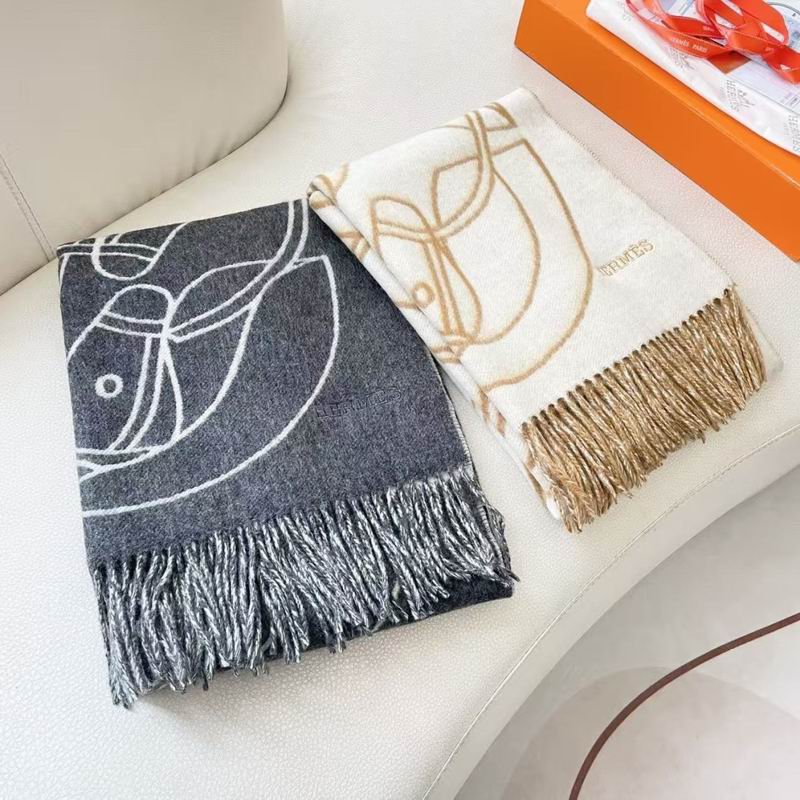 Hermes Scarf 46X200cm E16 (8)