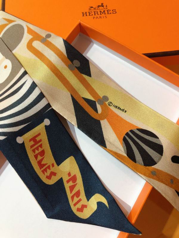 Hermes silk ribbon 5X86cm E01 (14)