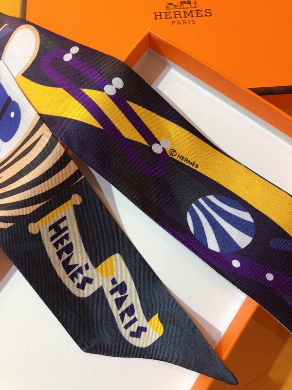 Hermes silk ribbon 5X86cm E01 (23)