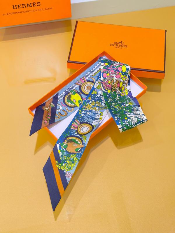 Hermes silk ribbon 5X86cm E01 (24)
