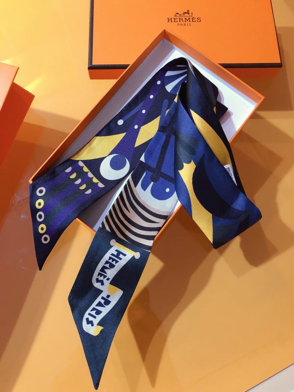 Hermes silk ribbon 5X86cm E01 (25)