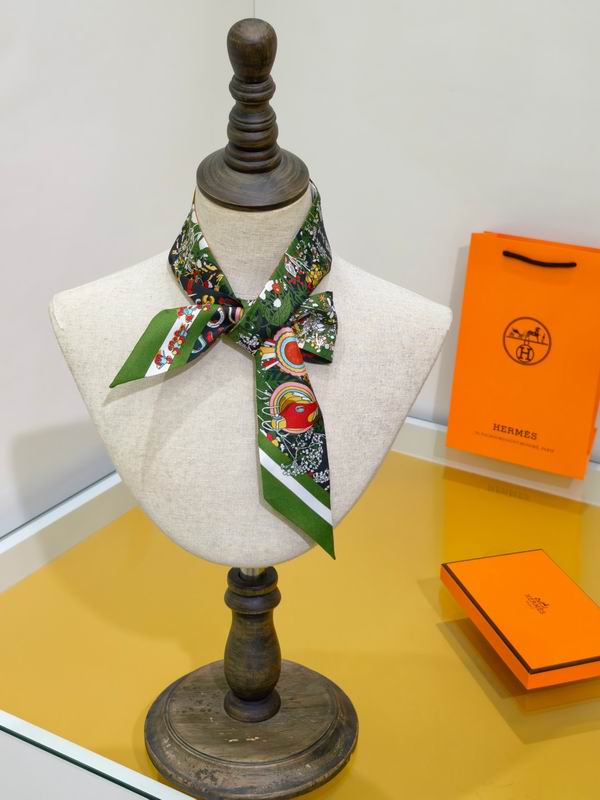 Hermes silk ribbon 5X86cm E01 (29)