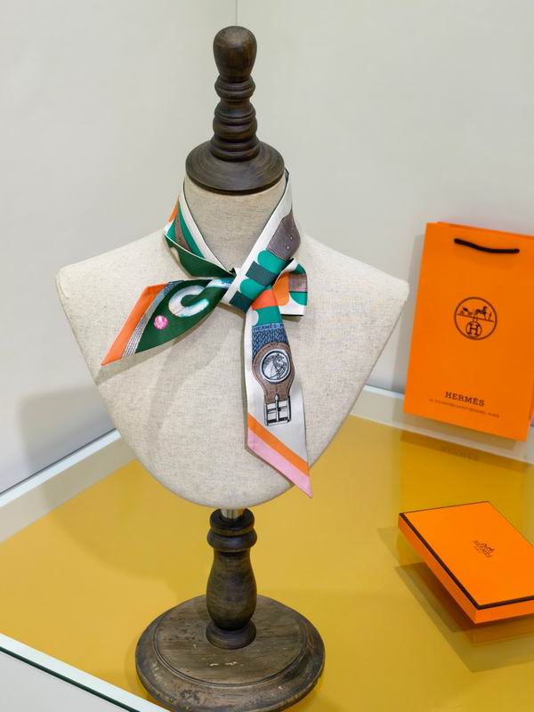 Hermes silk ribbon 5X86cm E02 (11)