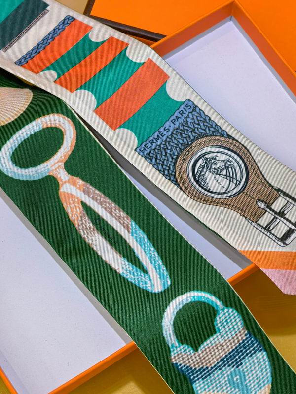 Hermes silk ribbon 5X86cm E02 (13)