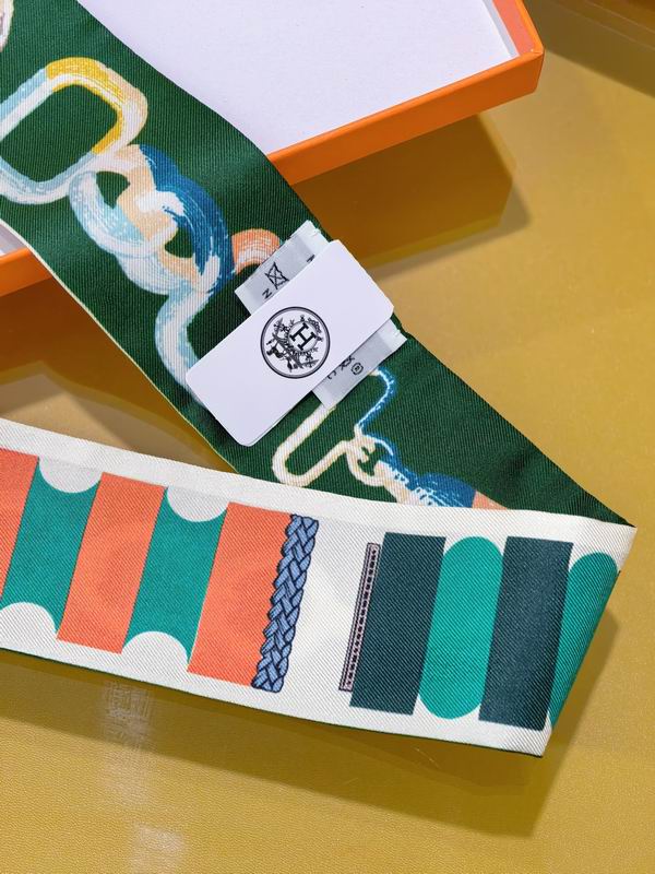 Hermes silk ribbon 5X86cm E02 (14)