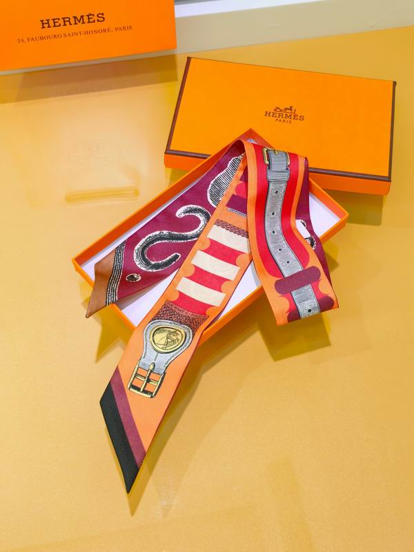 Hermes silk ribbon 5X86cm E02 (24)