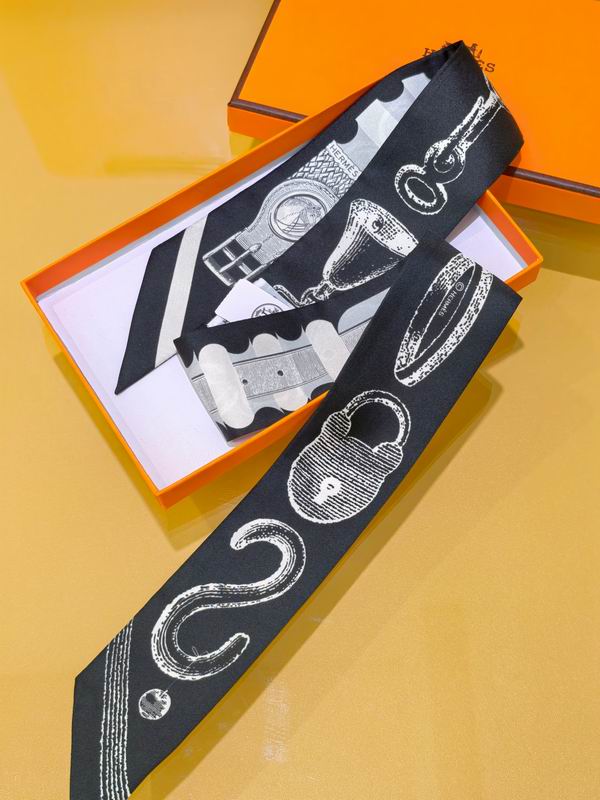 Hermes silk ribbon 5X86cm E02 (30)