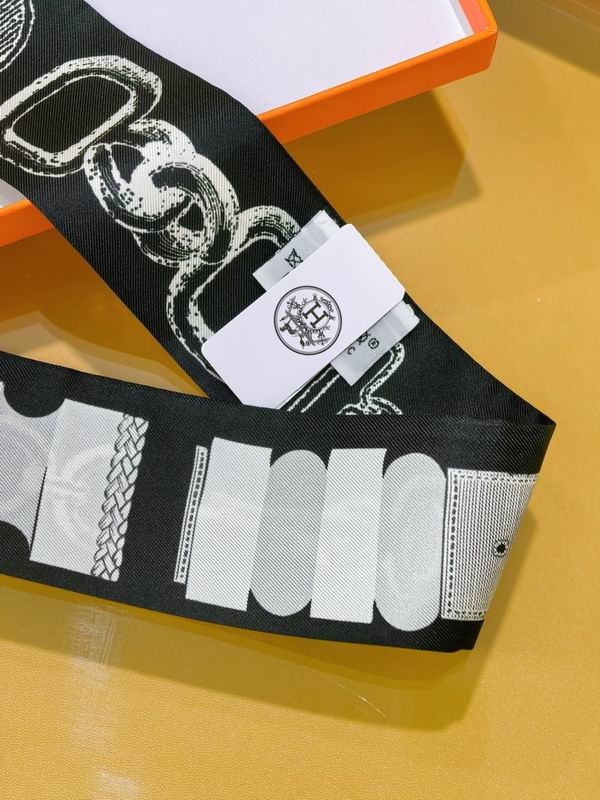 Hermes silk ribbon 5X86cm E02 (32)