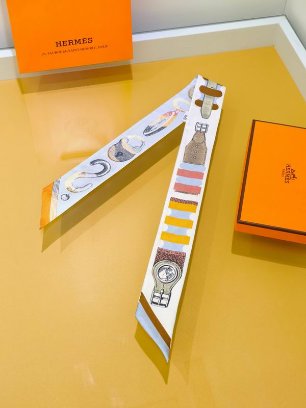 Hermes silk ribbon 5X86cm E02 (7)