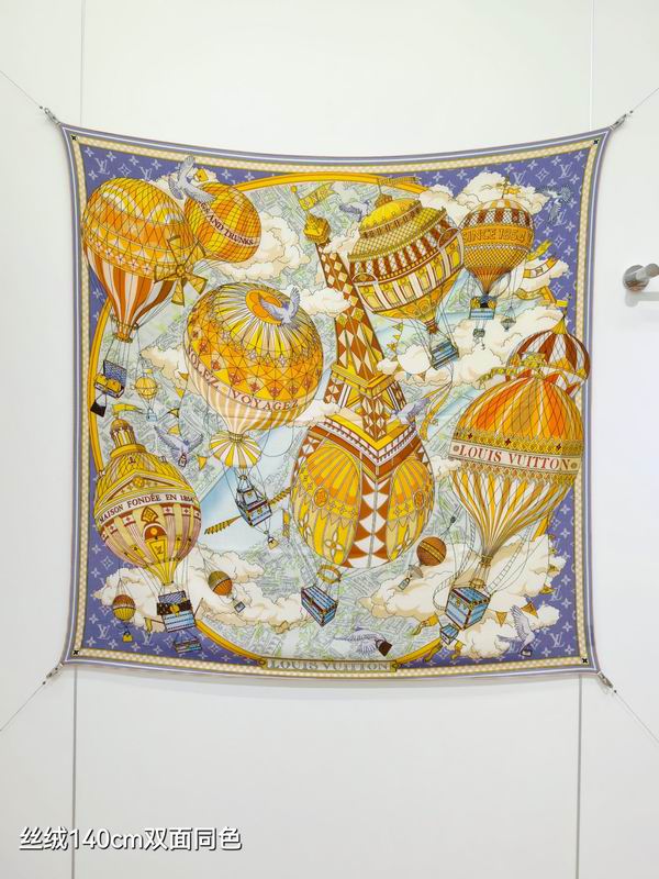 LV Scarf 140X140cm 70%羊绒30%真丝 E01 (24)