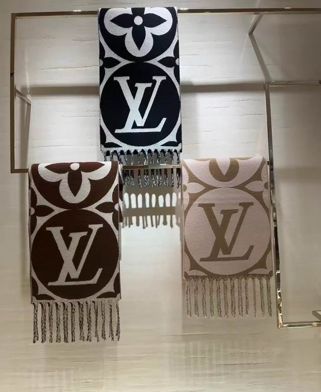 LV Scarf 209X30cm 100%绵羊毛 E01 (2)