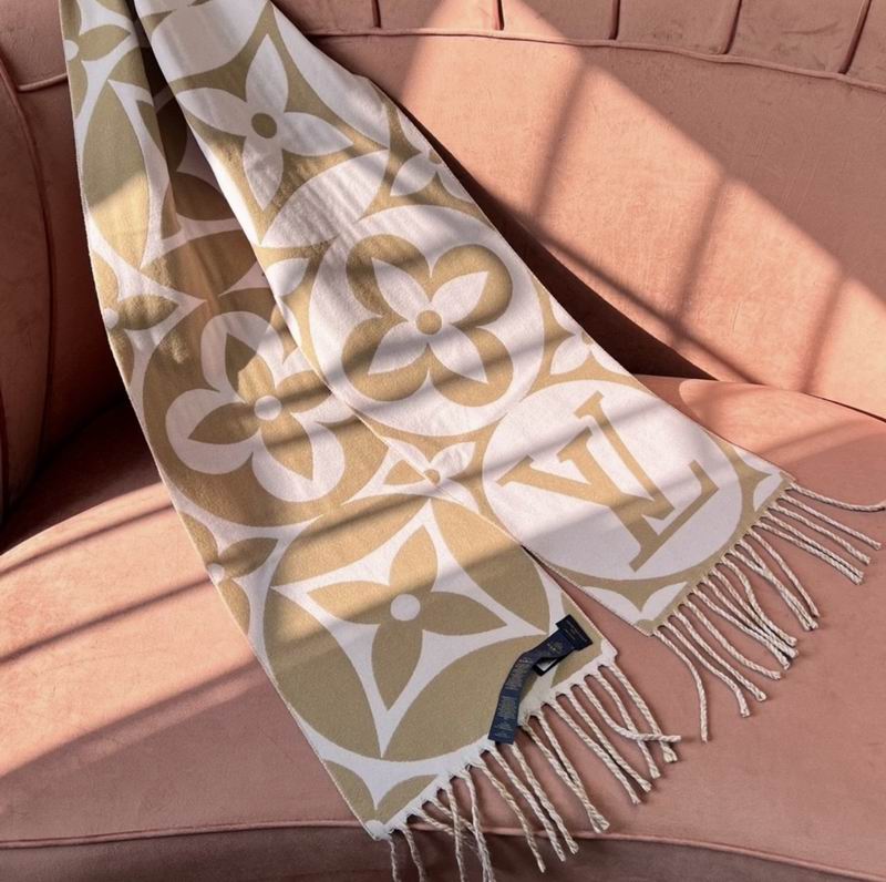 LV Scarf 209X30cm 100%绵羊毛 E01 (3)