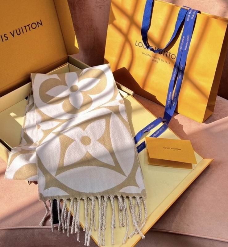 LV Scarf 209X30cm 100%绵羊毛 E01 (5)