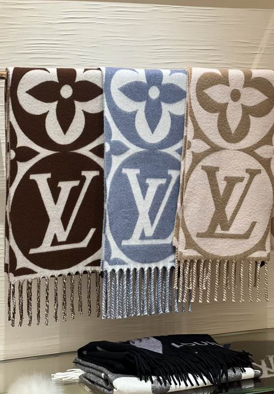 LV Scarf 209X30cm 100%绵羊毛 E01 (6)